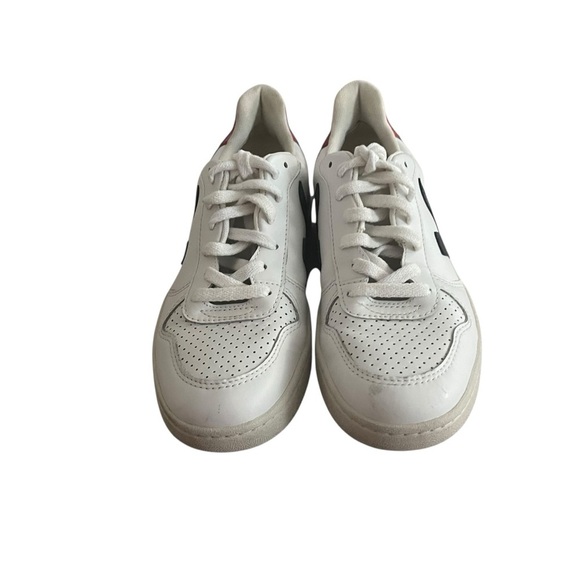 Veja Women's White and Black Sneakers Women Size 7 - Picture 6 of 10